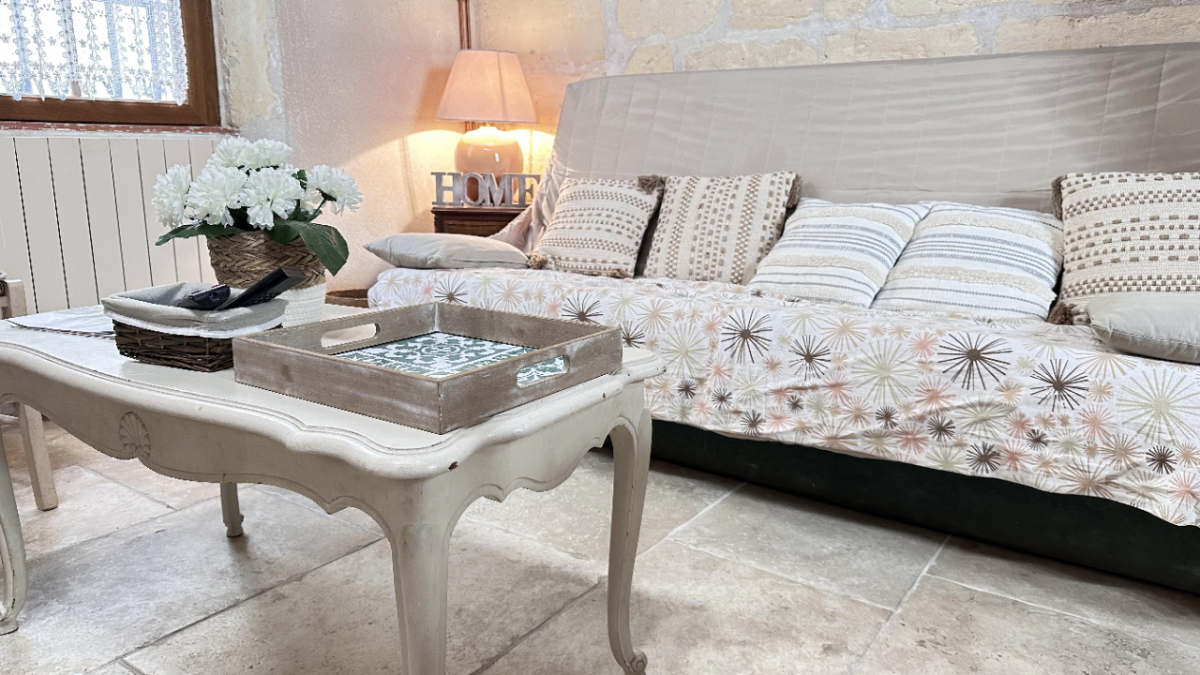 salon cosy et fonctionnel